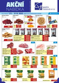 GASTRO Vaizov� s.r.o. - akce Listopad - prosinec 2025 - tituln� str�nka